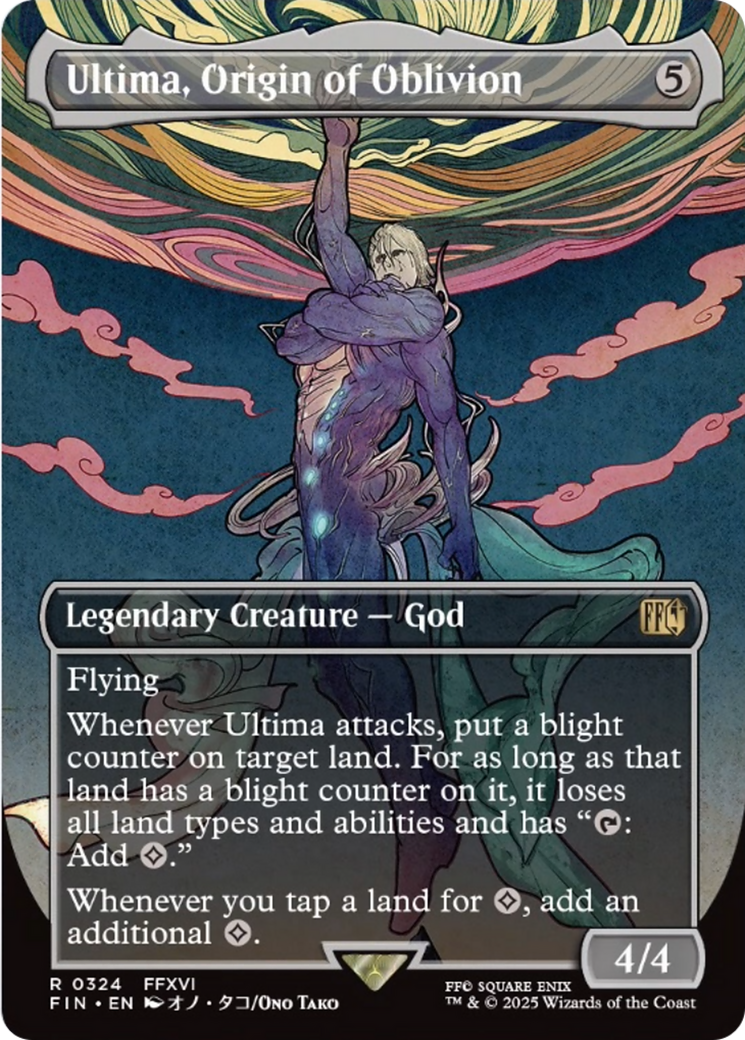 Ultima, Origin of Oblivion (Borderless) [FINAL FANTASY] MTG Single Magic: The Gathering | Red Claw Gaming