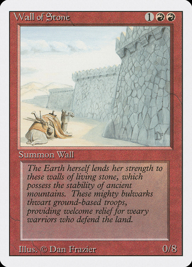 Wall of Stone [Revised Edition] MTG Single Magic: The Gathering | Red Claw Gaming