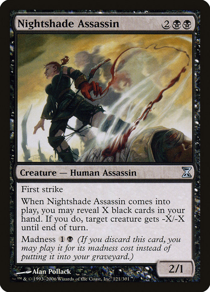 Nightshade Assassin [Time Spiral] MTG Single Magic: The Gathering | Red Claw Gaming