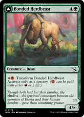 Bonded Herdbeast // Plated Kilnbeast [March of the Machine] MTG Single Magic: The Gathering    | Red Claw Gaming