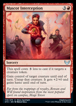 Mascot Interception [Strixhaven: School of Mages] MTG Single Magic: The Gathering | Red Claw Gaming