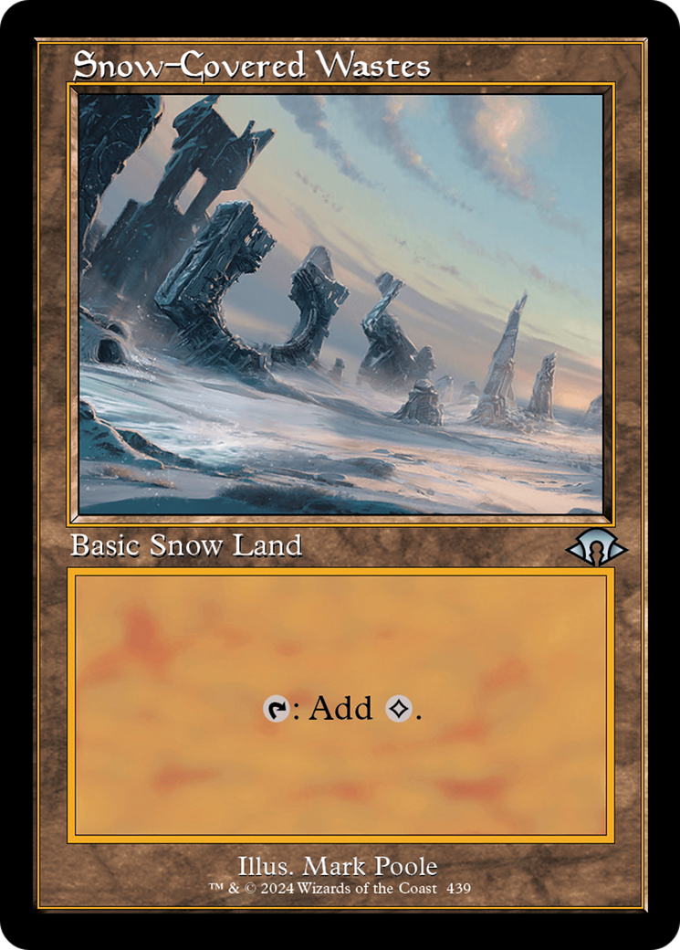 Snow-Covered Wastes (Retro) [Modern Horizons 3] MTG Single Magic: The Gathering | Red Claw Gaming