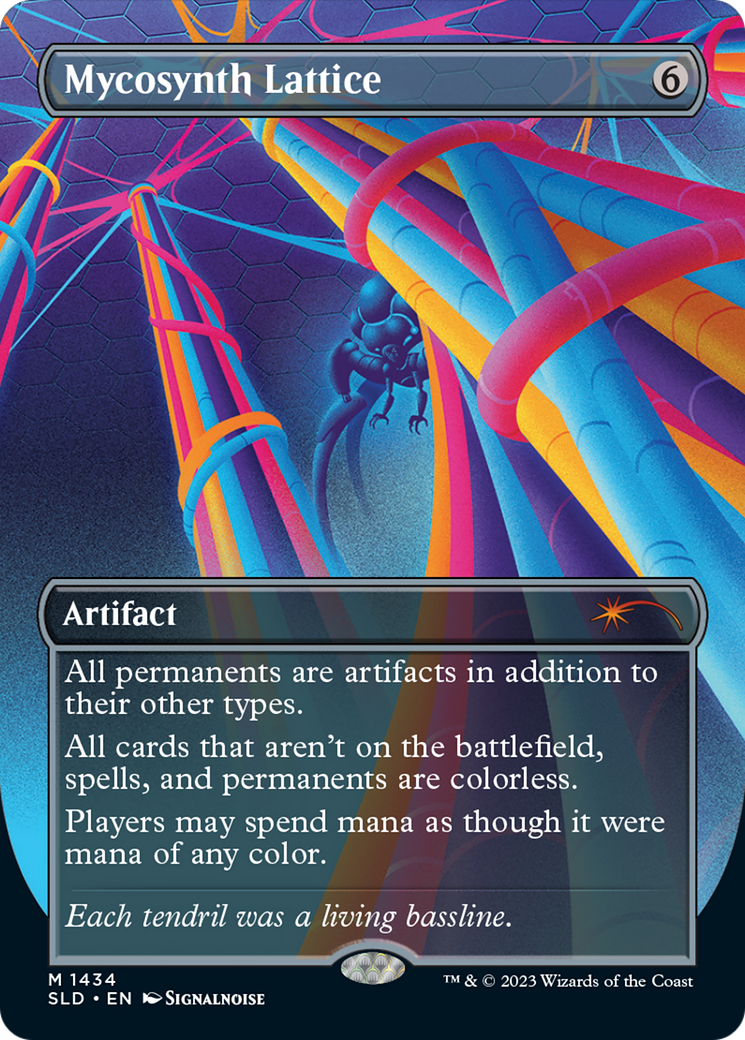 Mycosynth Lattice (Rainbow Foil) [Secret Lair Drop Series] MTG Single Magic: The Gathering | Red Claw Gaming