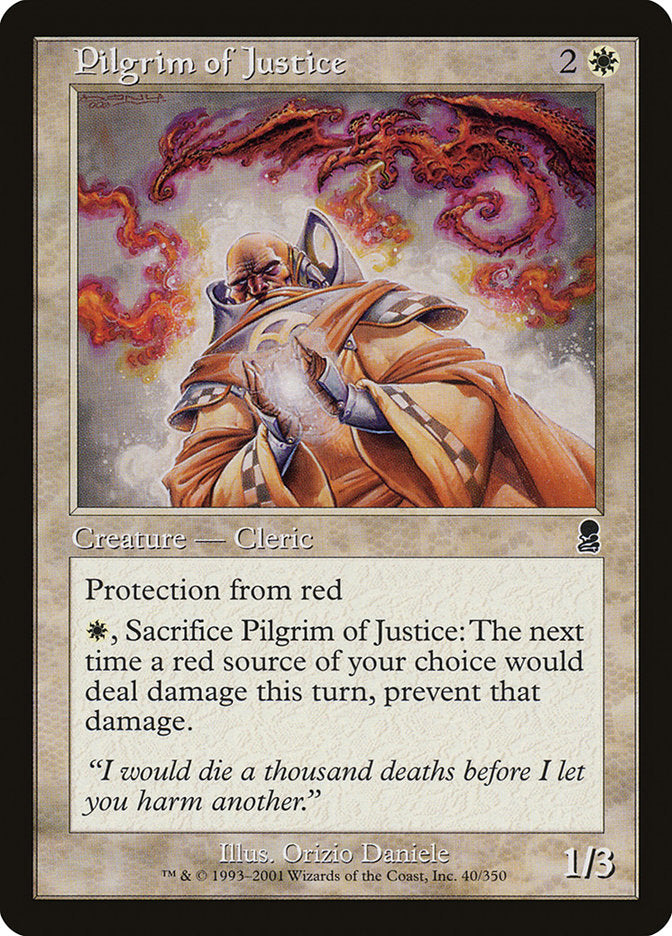 Pilgrim of Justice [Odyssey] MTG Single Magic: The Gathering | Red Claw Gaming