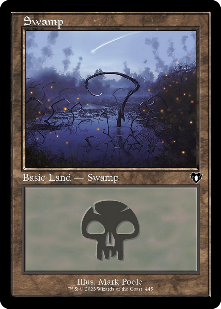 Swamp (445) (Retro) [Commander Masters] MTG Single Magic: The Gathering | Red Claw Gaming
