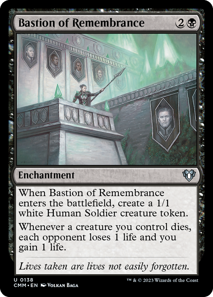 Bastion of Remembrance [Commander Masters] MTG Single Magic: The Gathering | Red Claw Gaming