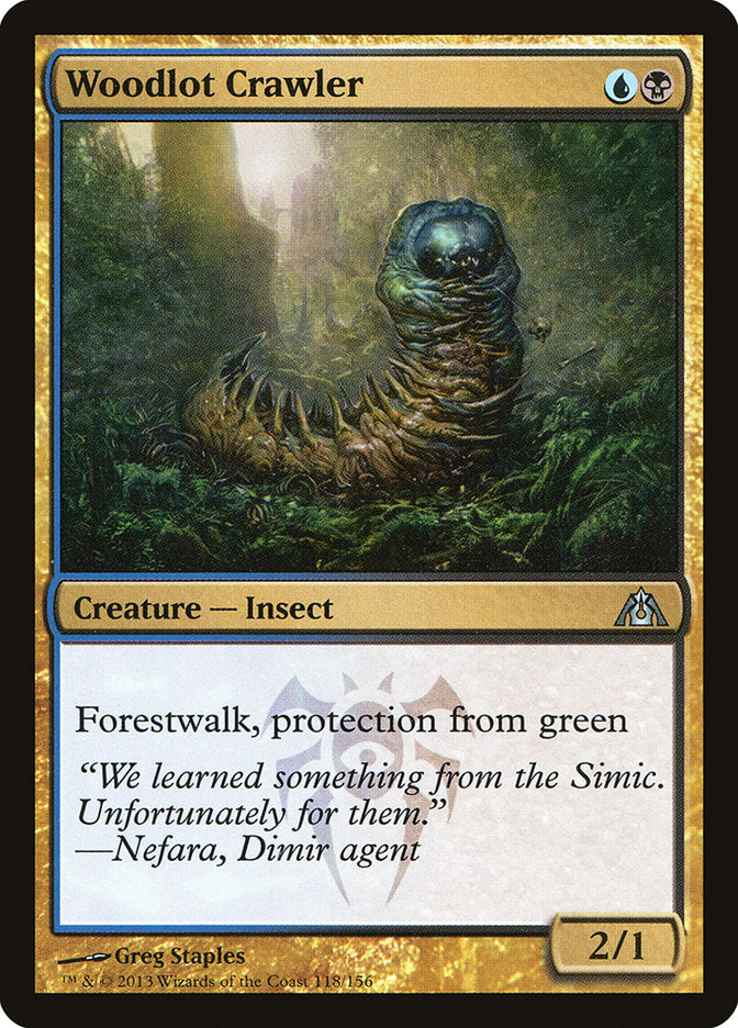 Woodlot Crawler [Dragon's Maze] MTG Single Magic: The Gathering | Red Claw Gaming