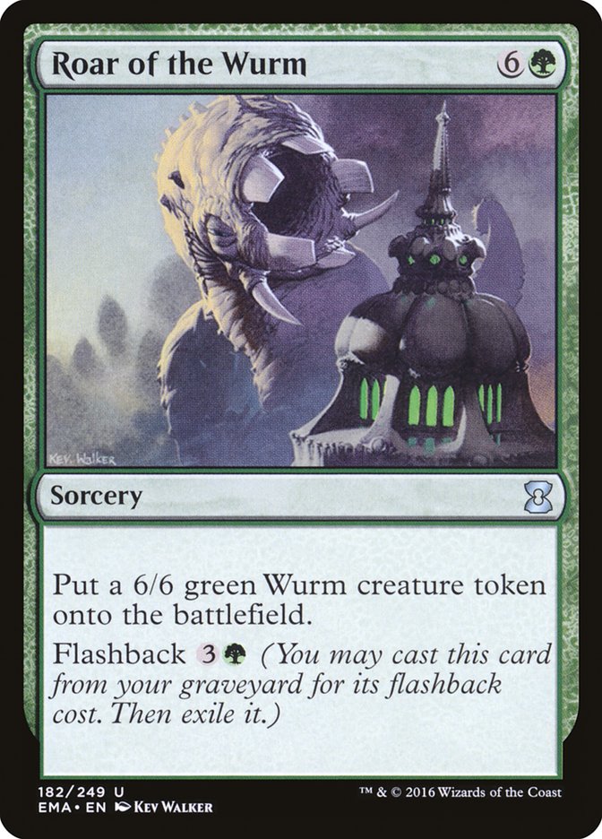 Roar of the Wurm [Eternal Masters] MTG Single Magic: The Gathering | Red Claw Gaming