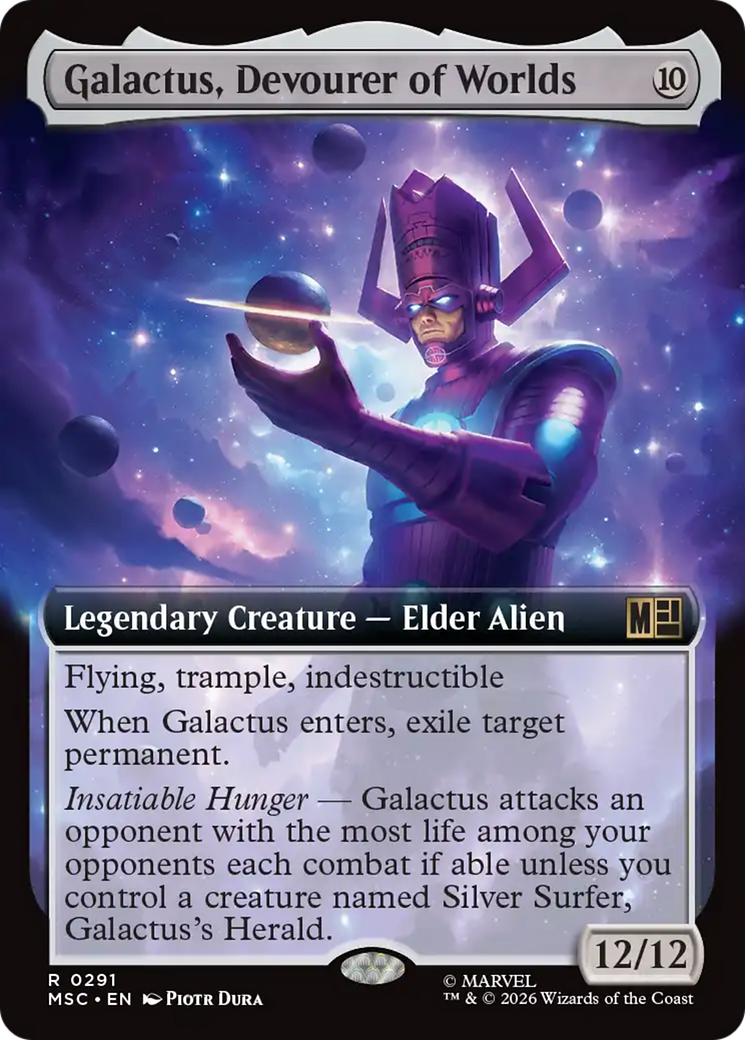 Galactus, Devourer of Worlds (Extended Art) [Marvel Super Heroes Commander] | Red Claw Gaming