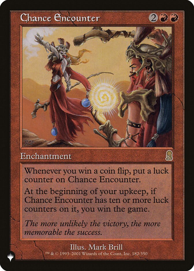 Chance Encounter [Secret Lair: Heads I Win, Tails You Lose] MTG Single Magic: The Gathering | Red Claw Gaming