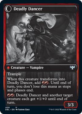 Alluring Suitor // Deadly Dancer [Innistrad: Double Feature] MTG Single Magic: The Gathering | Red Claw Gaming