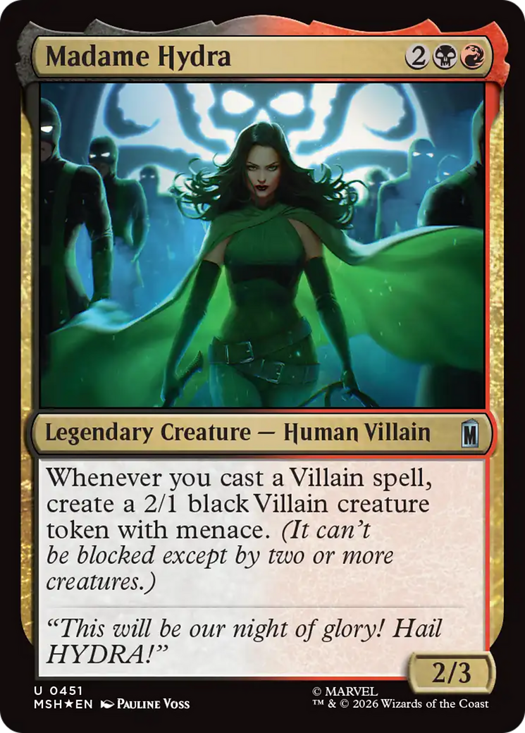 Madame Hydra (Suge Foil) [Marvel Super Heroes] | Red Claw Gaming