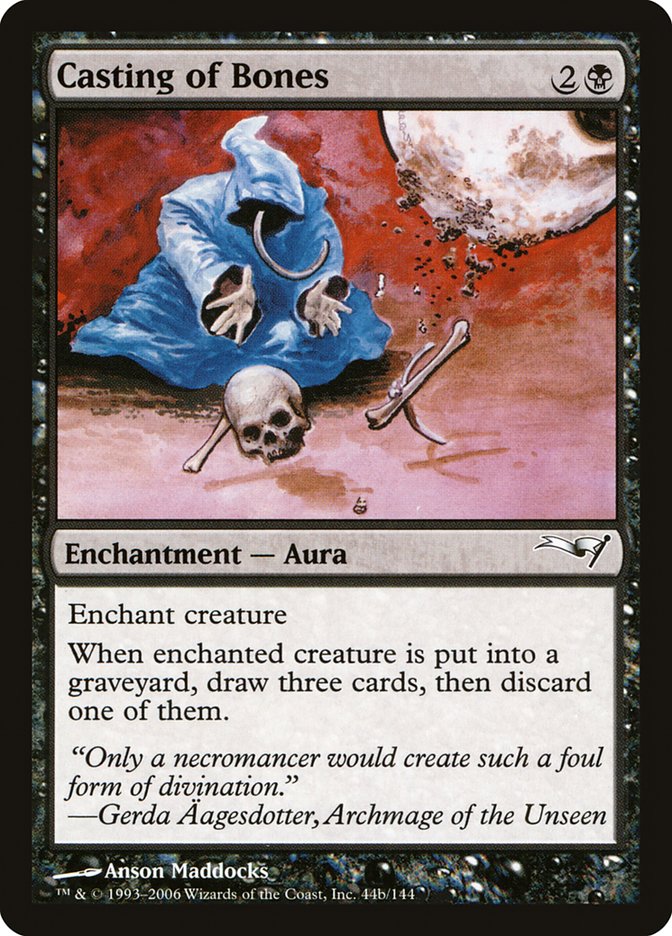 Casting of Bones [Coldsnap Theme Decks] MTG Single Magic: The Gathering | Red Claw Gaming