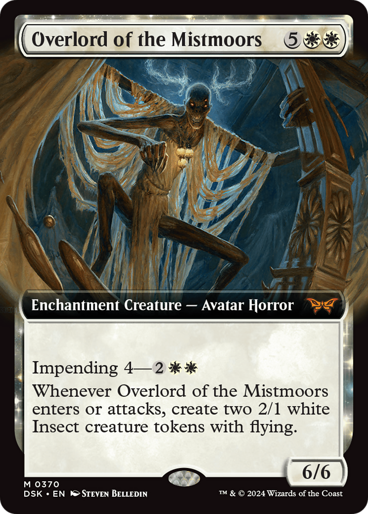 Overlord of the Mistmoors (Extended Art) [Duskmourn: House of Horror] MTG Single Magic: The Gathering | Red Claw Gaming