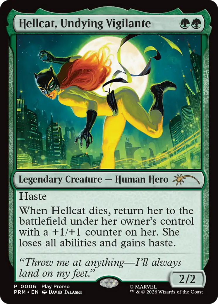 Hellcat, Undying Vigilante [Standard Showdown Promos] | Red Claw Gaming