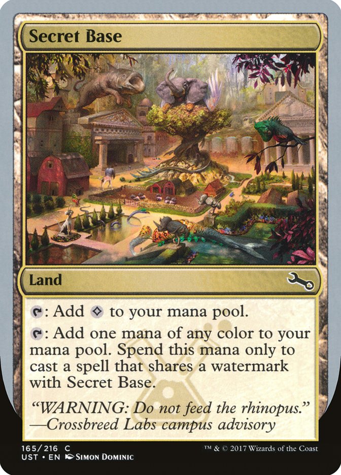 Secret Base (Simon Dominic) [Unstable] MTG Single Magic: The Gathering | Red Claw Gaming