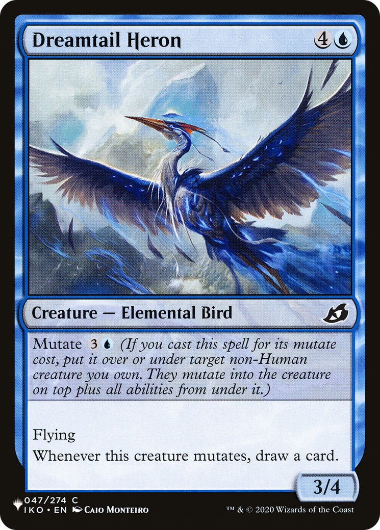 Dreamtail Heron [The List] MTG Single Magic: The Gathering | Red Claw Gaming