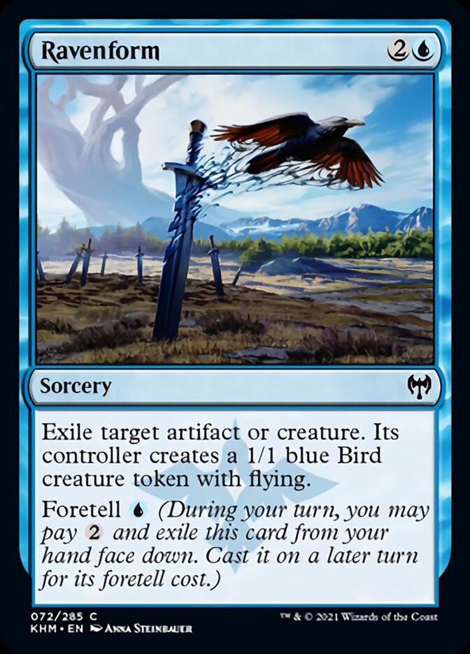 Ravenform [Kaldheim] MTG Single Magic: The Gathering | Red Claw Gaming
