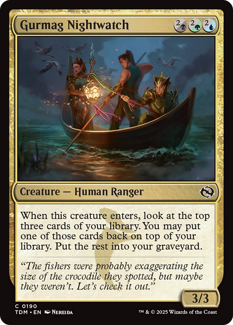 Gurmag Nightwatch [Tarkir: Dragonstorm] MTG Single Magic: The Gathering | Red Claw Gaming