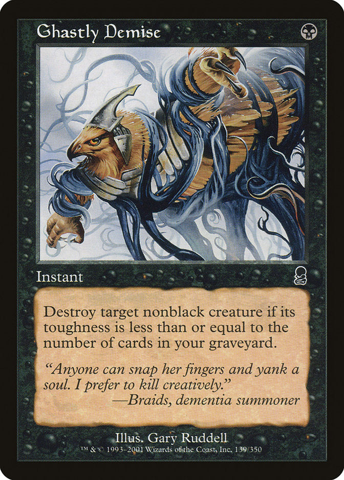 Ghastly Demise [Odyssey] MTG Single Magic: The Gathering | Red Claw Gaming