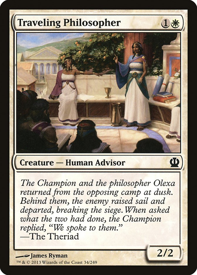 Traveling Philosopher [Theros] MTG Single Magic: The Gathering | Red Claw Gaming