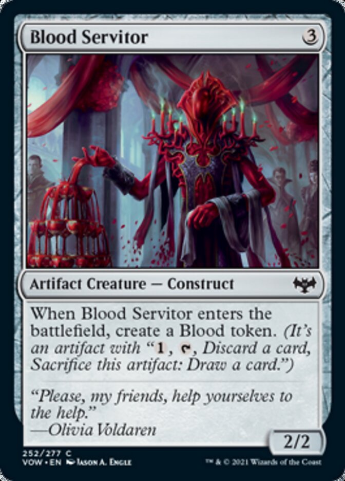 Blood Servitor [Innistrad: Crimson Vow] MTG Single Magic: The Gathering | Red Claw Gaming