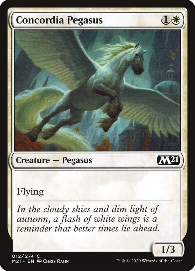 Concordia Pegasus [Core Set 2021] MTG Single Magic: The Gathering | Red Claw Gaming