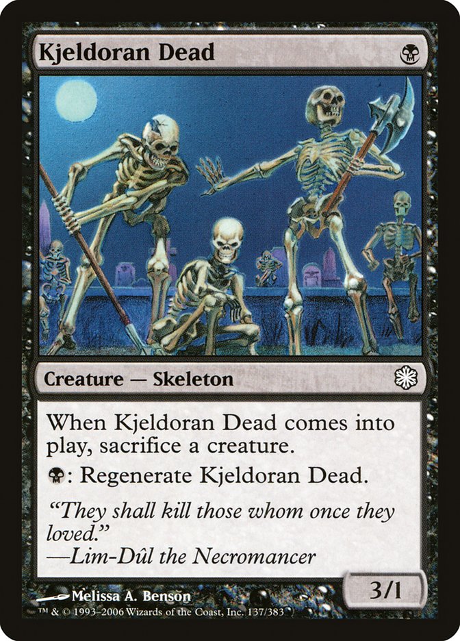 Kjeldoran Dead [Coldsnap Theme Decks] MTG Single Magic: The Gathering | Red Claw Gaming