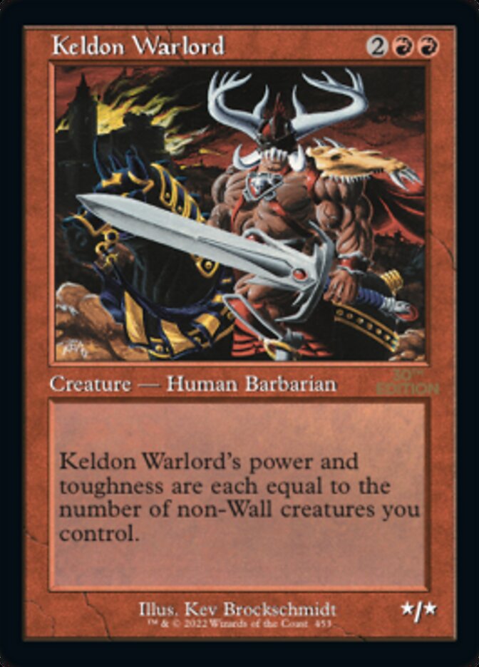 Keldon Warlord (Retro) [30th Anniversary Edition] MTG Single Magic: The Gathering | Red Claw Gaming