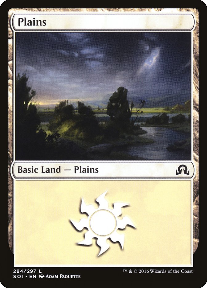 Plains (284) [Shadows over Innistrad] MTG Single Magic: The Gathering | Red Claw Gaming