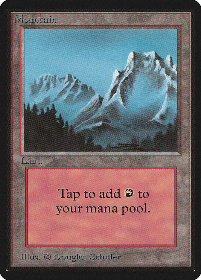 Mountain (298) [Beta Edition] MTG Single Magic: The Gathering | Red Claw Gaming