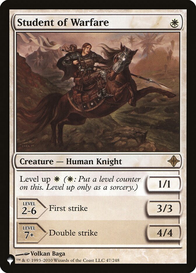 Student of Warfare [The List] MTG Single Magic: The Gathering | Red Claw Gaming