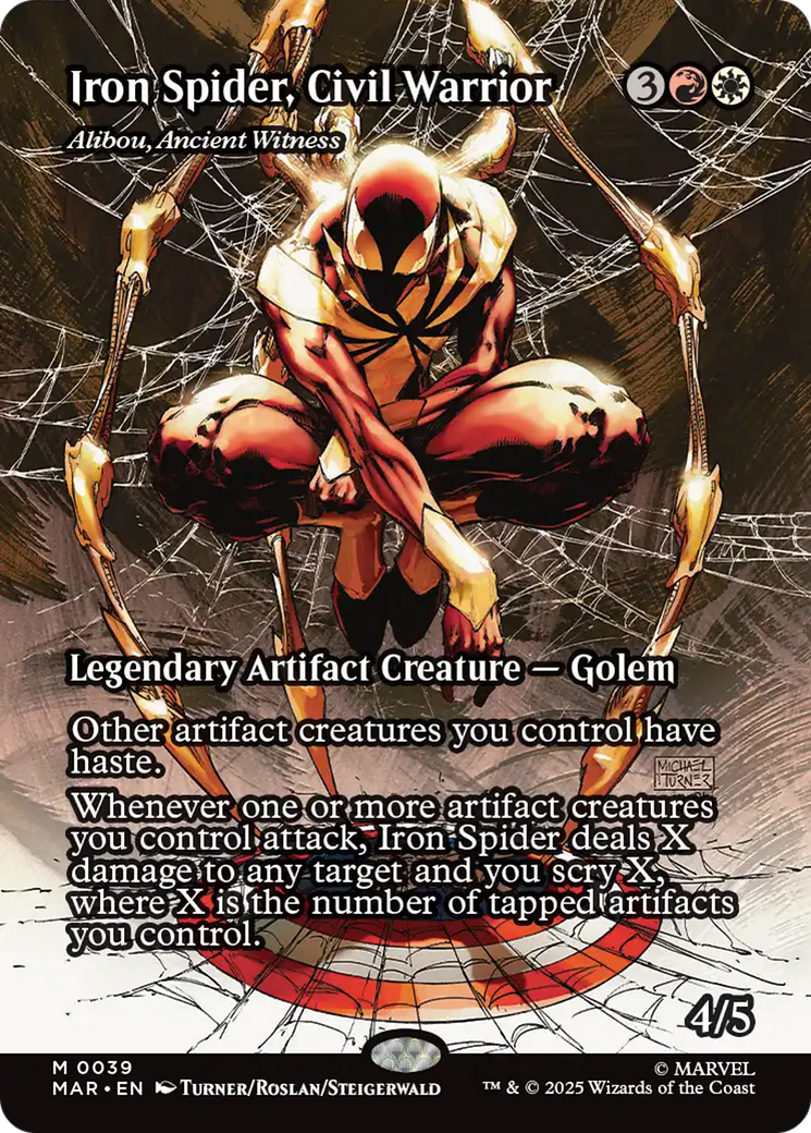 Iron Spider, Civil Warrior - Alibou, Ancient Witness [Marvel Universe: Eternal-Legal] | Red Claw Gaming