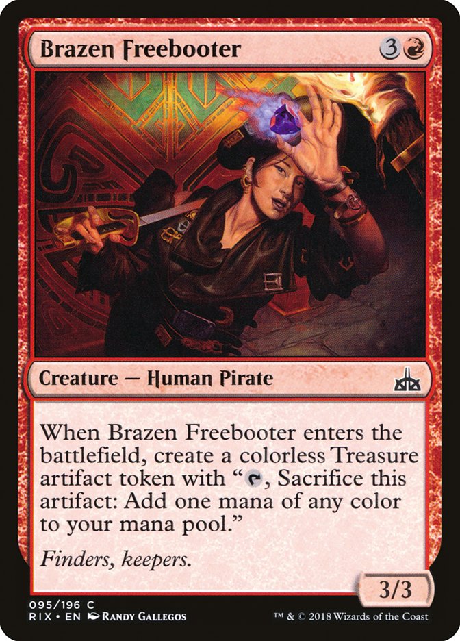 Brazen Freebooter [Rivals of Ixalan] MTG Single Magic: The Gathering | Red Claw Gaming