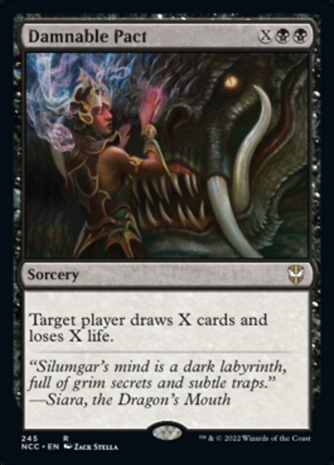 Damnable Pact [Streets of New Capenna Commander] MTG Single Magic: The Gathering | Red Claw Gaming