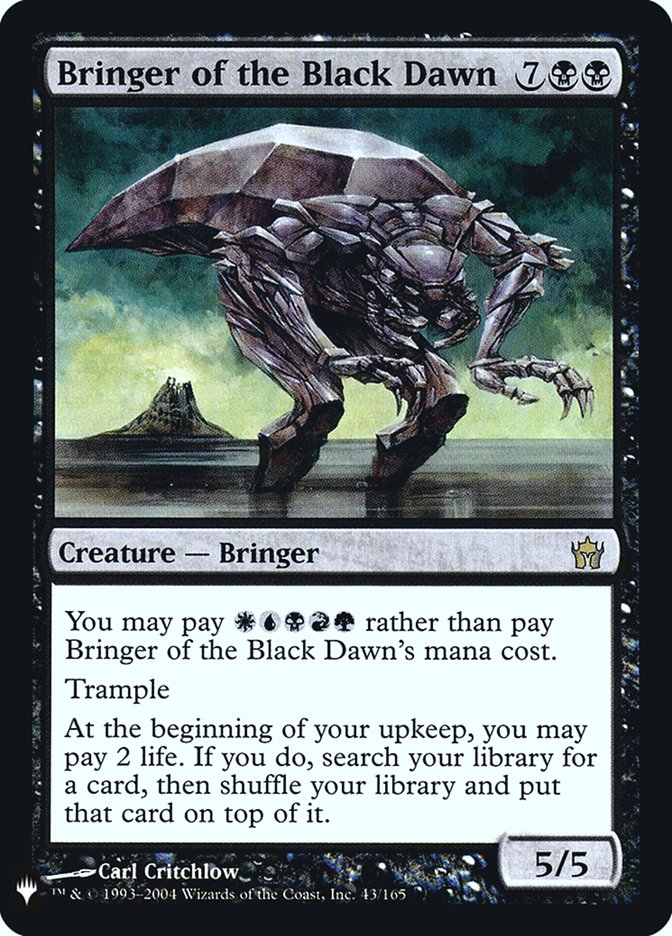Bringer of the Black Dawn [Mystery Booster] MTG Single Magic: The Gathering    | Red Claw Gaming