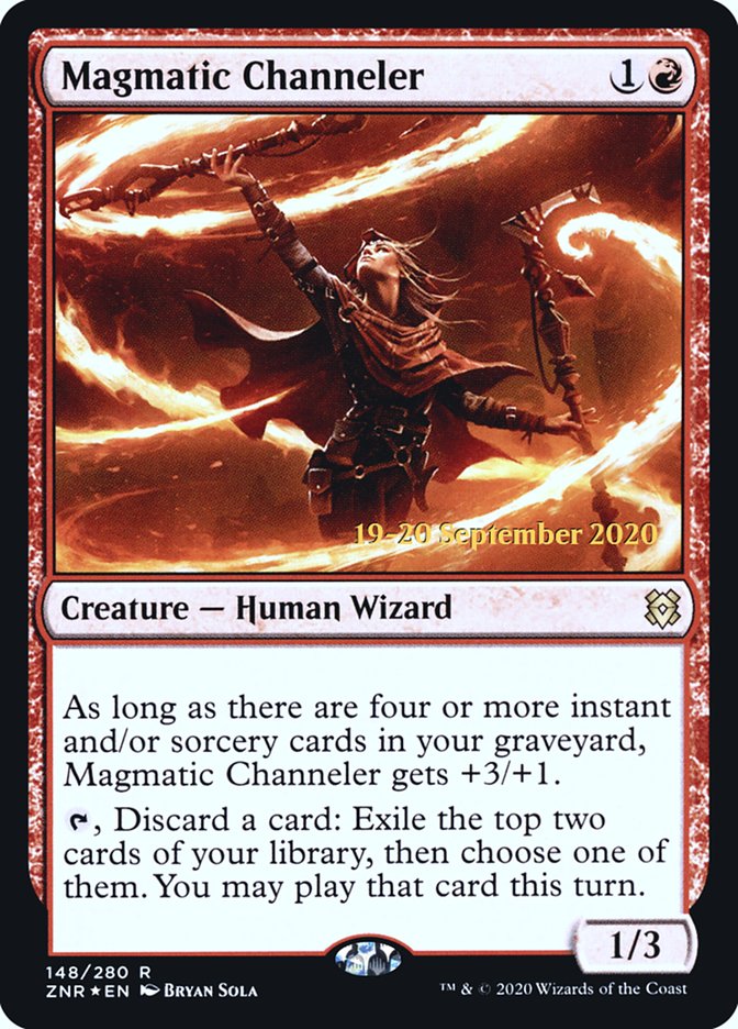 Magmatic Channeler [Zendikar Rising Prerelease Promos] MTG Single Magic: The Gathering | Red Claw Gaming