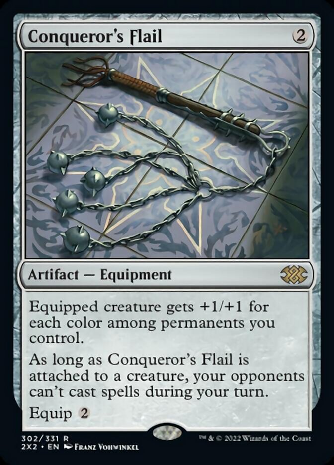 Conqueror's Flail [Double Masters 2022] MTG Single Magic: The Gathering    | Red Claw Gaming