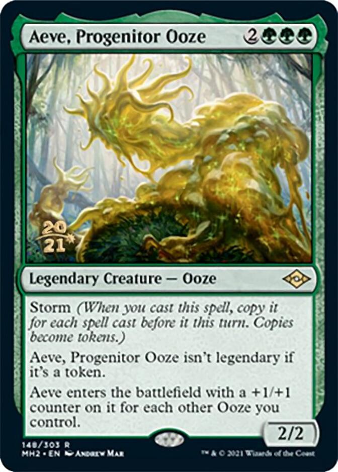 Aeve, Progenitor Ooze [Modern Horizons 2 Prerelease Promos] MTG Single Magic: The Gathering | Red Claw Gaming