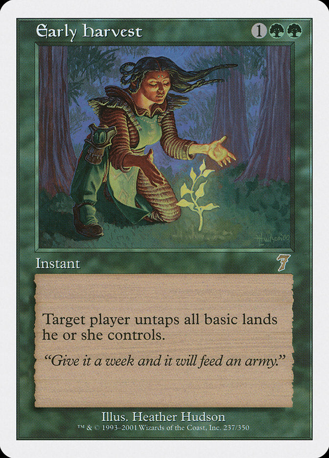 Early Harvest [Seventh Edition] MTG Single Magic: The Gathering | Red Claw Gaming