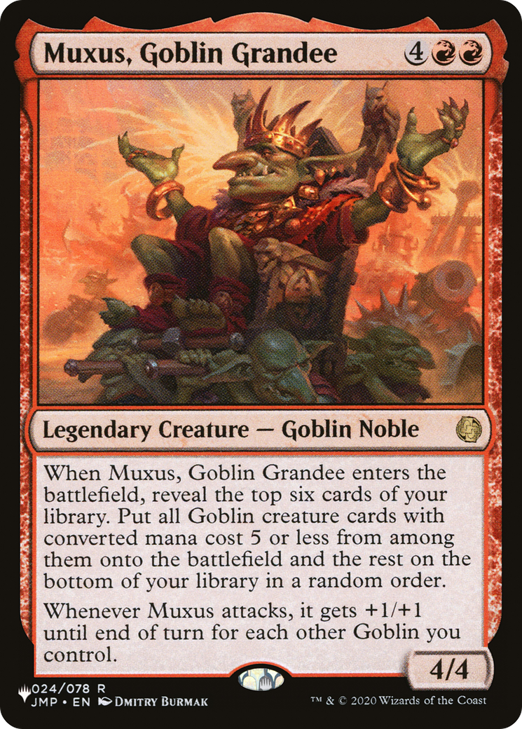 Muxus, Goblin Grandee [The List] MTG Single Magic: The Gathering | Red Claw Gaming