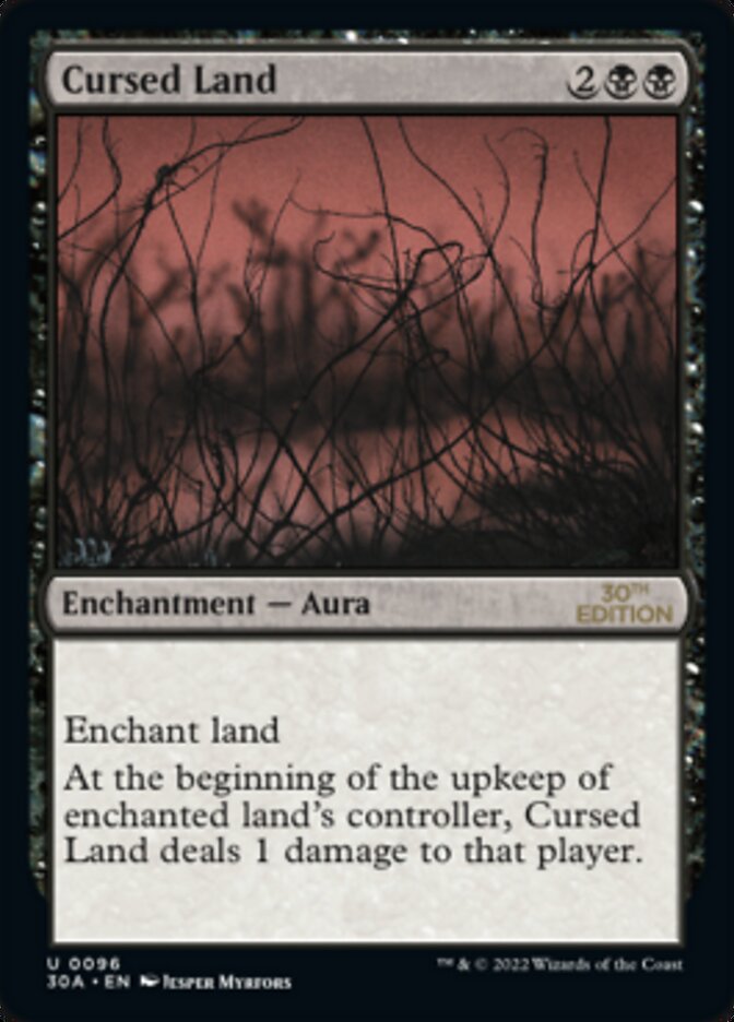 Cursed Land [30th Anniversary Edition] MTG Single Magic: The Gathering | Red Claw Gaming