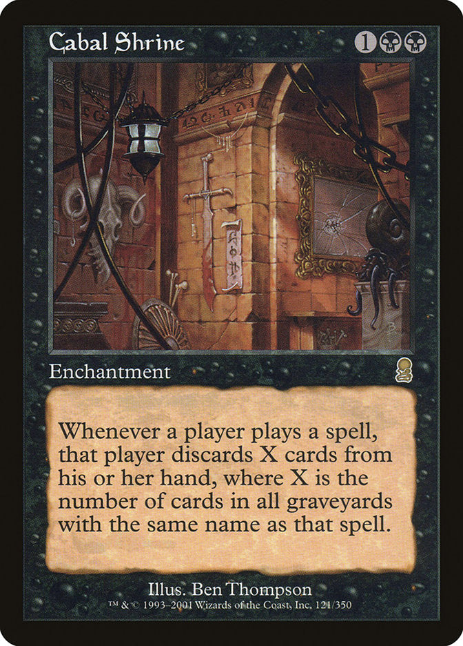 Cabal Shrine [Odyssey] MTG Single Magic: The Gathering | Red Claw Gaming