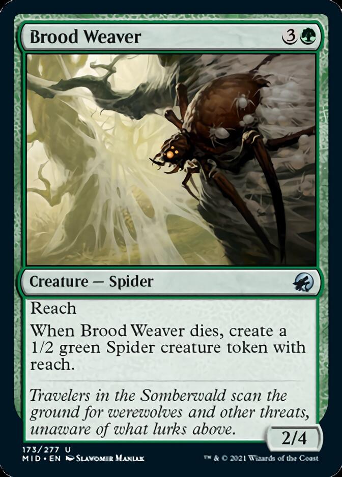 Brood Weaver [Innistrad: Midnight Hunt] MTG Single Magic: The Gathering | Red Claw Gaming