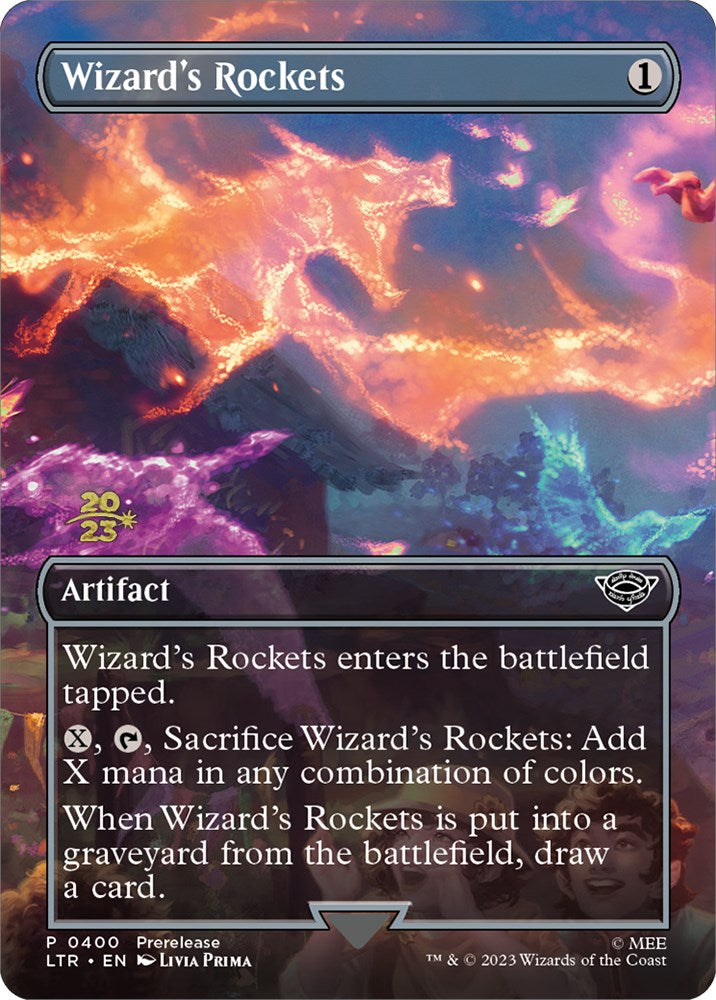 Wizard's Rockets [The Lord of the Rings: Tales of Middle-Earth Prerelease Promos] MTG Single Magic: The Gathering | Red Claw Gaming