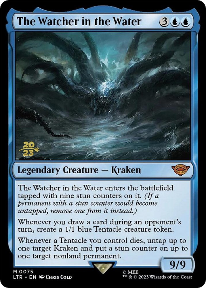 The Watcher in the Water [The Lord of the Rings: Tales of Middle-Earth Prerelease Promos] MTG Single Magic: The Gathering | Red Claw Gaming