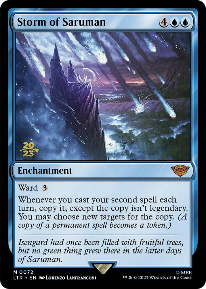 Storm of Saruman [The Lord of the Rings: Tales of Middle-Earth Prerelease Promos] MTG Single Magic: The Gathering | Red Claw Gaming