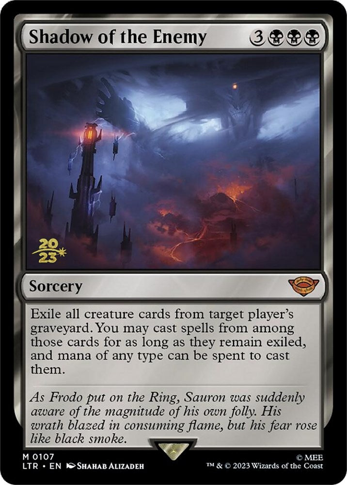 Shadow of the Enemy [The Lord of the Rings: Tales of Middle-Earth Prerelease Promos] MTG Single Magic: The Gathering | Red Claw Gaming