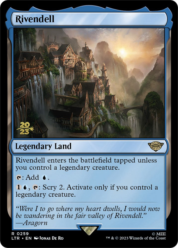 Rivendell [The Lord of the Rings: Tales of Middle-Earth Prerelease Promos] MTG Single Magic: The Gathering | Red Claw Gaming