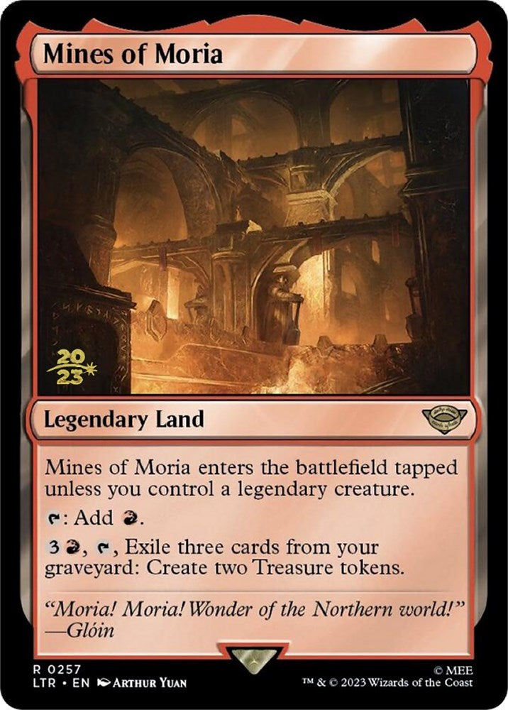 Mines of Moria [The Lord of the Rings: Tales of Middle-Earth Prerelease Promos] MTG Single Magic: The Gathering | Red Claw Gaming